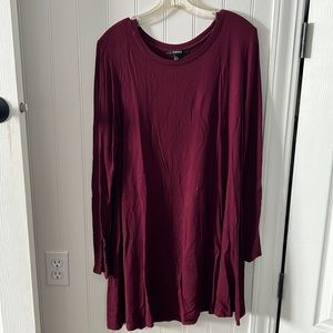Burgundy dress from Forever 21